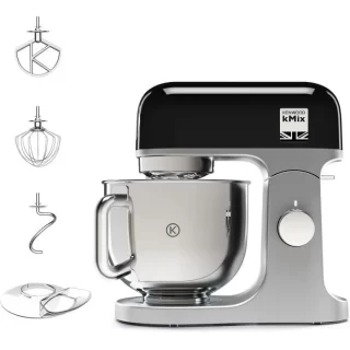 Batidora de pie Kenwood kMix KMX750BK - Bol de 5 litros - 6 velocidades - 3 accesorios - negra